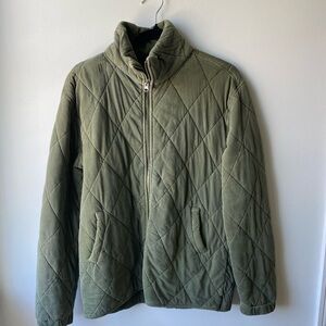 Green Quilted Jacket